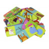Logikai játék Kétoldalas Domino Animals Puzzle 10cm x 5cm 28 db.
