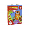 Logikai játék Kétoldalas Domino Animals Puzzle 10cm x 5cm 28 db.