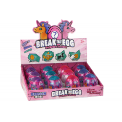 Magic Cracking Unikornis tojás héjban 4 színben 6 cm