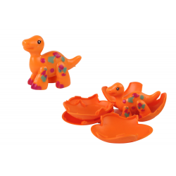 Mágikus tojástörő dinoszaurusz héjban 4 szín 6 cm