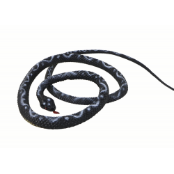 Műgumi Coral Snake Fekete PVC