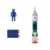 Cosmos Space Set Rocket Sound Light 12 db.