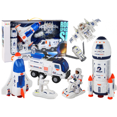 Szett Space Mission Rocket Space Ships Space Vehicles 10 db