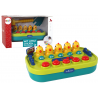 Arcade játék Whac-a-Mole Chickens Hammer Lights Hangok Elemről működik