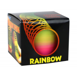 Ikonikus szivárványnyugtató rugós kütyü, 6 cm
