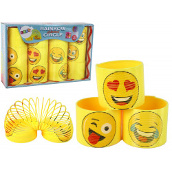 Ikonikus tavaszi sárga Emoji tavaszi relaxáció 6 cm