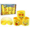 Ikonikus tavaszi sárga Emoji tavaszi relaxáció 6 cm