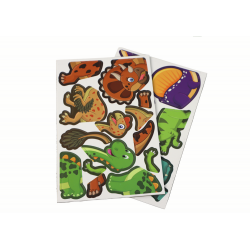 Oktatási mágneses puzzle készlet dinoszaurusz témával
