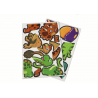 Oktatási mágneses puzzle készlet dinoszaurusz témával
