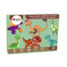 Oktatási mágneses puzzle készlet dinoszaurusz témával
