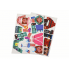 Rajzfilmfigura téma mágneses puzzle készlet