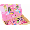 Oktató mágneses rejtvénykészlet Barbie-motívummal