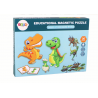 Oktató mágneses rejtvénykészlet dinoszauruszokkal