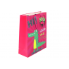 Rózsaszín papír ajándéktáska 41,5 cm x 30 cm x 12 cm