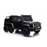 Akkumulátoros autó Mercedes G63 6x4 24V Fekete