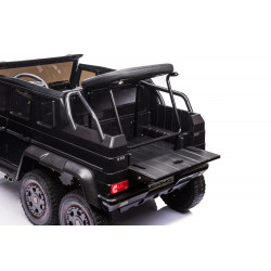Akkumulátoros autó Mercedes G63 6x4 24V Fekete