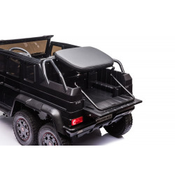 Akkumulátoros autó Mercedes G63 6x4 24V Fekete
