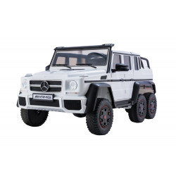 Akkumulátoros autó Mercedes G63 6x4 24V Fehér