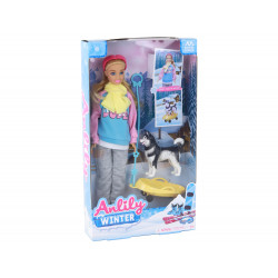 Anlily baba Husky Sled Dog téli kiadással