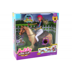 Anlily baba ló barna lovaglás mozgatható