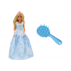 Anlily Ice Queen kék ruha hópehely ecset baba