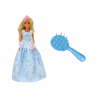 Anlily Ice Queen kék ruha hópehely ecset baba