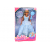 Anlily Ice Queen kék ruha hópehely ecset baba