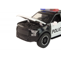 Offroad jármű Police fekete nyitóajtó hanglámpák