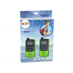 Walkie-Talkie zöld, hatótávolság 3 km, kommunikációs modul