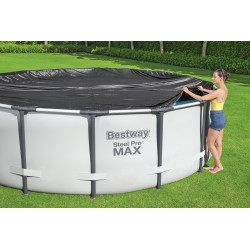 Fedél egy 305 cm-es, Bestway 58036-os rackmedencéhez