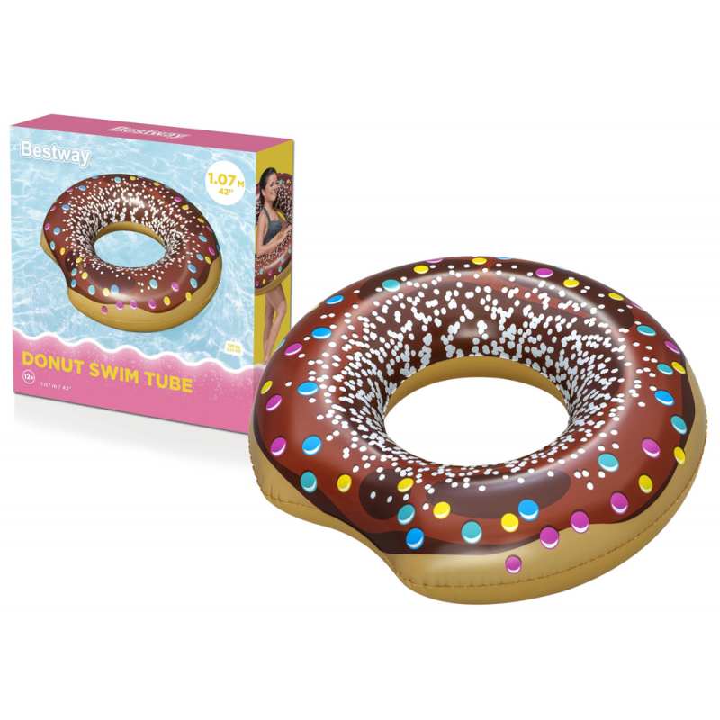 Fánk úszógyűrű fánkbarna 107 cm Bestway 36118 Fánk úszógyűrű fánkbarna 107 cm Bestway 36118