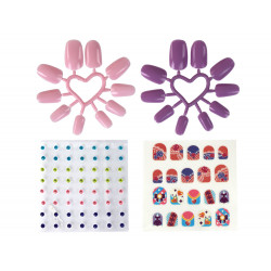 Beauty Set Pink Case DIY smink köröm kiegészítők