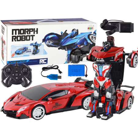 Car-Robot Transformation R/C 1:10 Red Gesture Control