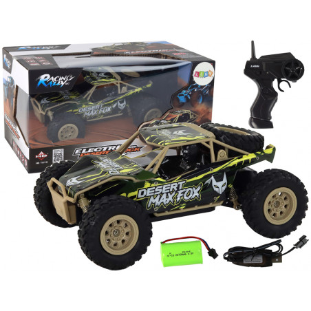 Távirányító Off-Road Car R/C 1:24 barna-zöld