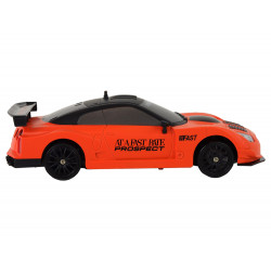 Távirányítós sportautó R/C 1:24 narancssárga cserélhető kerekek