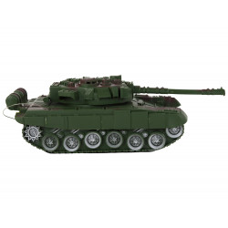 R/C Tank Távirányítós Fények Hangzás zöld 1:18 27MHz