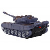 R/C Tank távirányítós fények hangzás sötétkék 1:18 27MHz