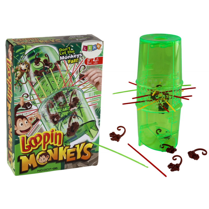Arcade játék Catch the Monkey Falling Monkeys Sticks