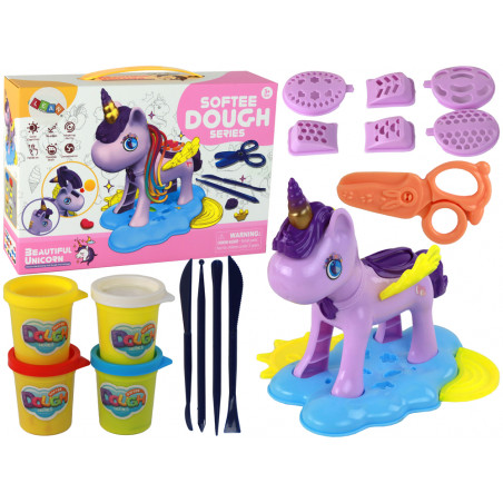 Play tészta Unicorn DIY Play tészta Fodrász