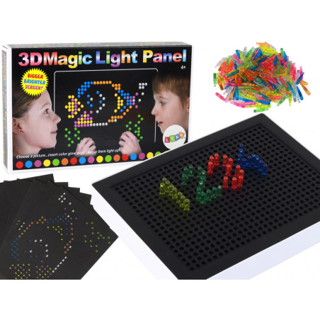 Magic Oktatási Tábla 3D világító puzzle 180 db.