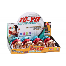 Yoyo Aluminium Classic Yoyo Blue Gold Red