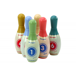 Arcade játékkészlet 6 színes bowlingcsapból
