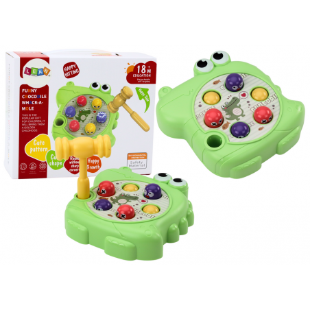 Arcade játék Wac A Mole Crocodile Green Hammer