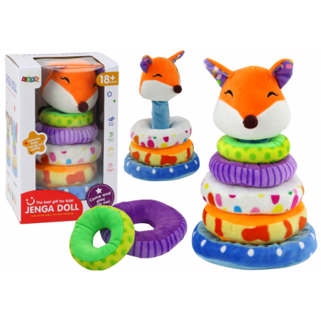 Plüss Piramis Fox Oktató kabalája Színes 27 cm