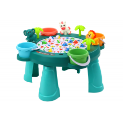 Horgász arcade játék, zöld asztal