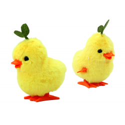 Sárga óramű Ugró Tyúk Levéllel