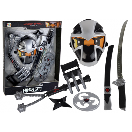 Ninja Warrior Set Sword Mask Shuriken Discs Claws Fist