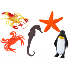 10 víz alatti tengeri állatfigura készlet