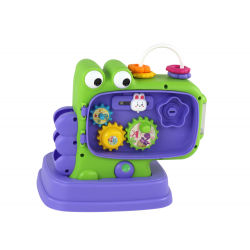 Dinosaur Oktatási Panel Whack-A-Mole Sorter játék gyerekeknek Lila