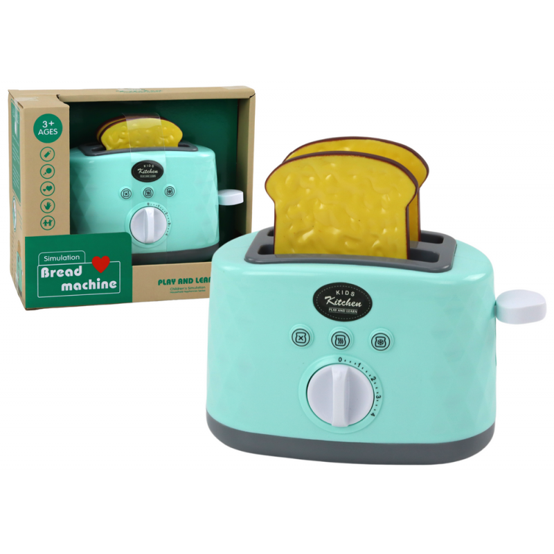 Kenyérpirító Kenyérpirító gyerekeknek Green Timer Bread Kenyérpirító Kenyérpirító gyerekeknek Green Timer Bread